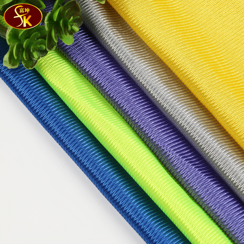 Spot popular printing warp knitted fabric all polyester warp knitted light flat fabric can be hot silver/gold processing