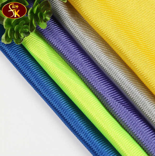 Spot popular printing warp knitted fabric all polyester warp knitted light flat fabric can be hot silver/gold processing