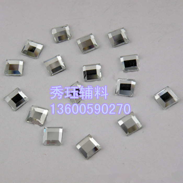 We Affirmative 4*4 plane shaped diamond jewelry accessories of garment accessories