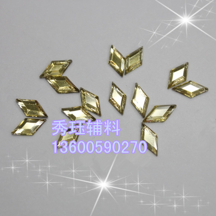 Double sided drilling 6*12 shaped diamond drilling drilling garment accessories Double sided drilling 6*12 shaped diamond drilling drilling garment accessories