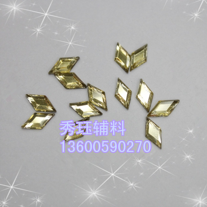 Double sided drilling 6*12 shaped diamond drilling drilling garment accessories Double sided drilling 6*12 shaped diamond drilling drilling garment accessories
