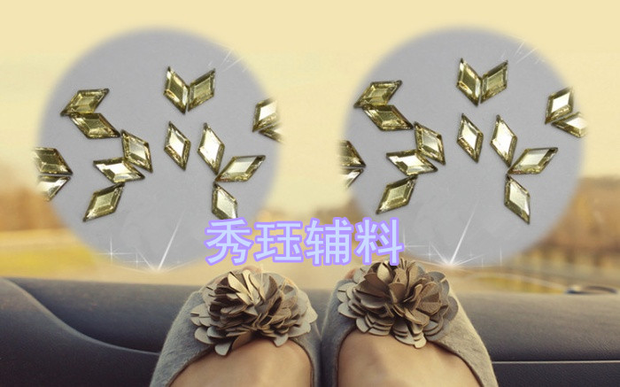 Double sided drilling 6*12 shaped diamond drilling drilling garment accessories Double sided drilling 6*12 shaped diamond drilling drilling garment accessories