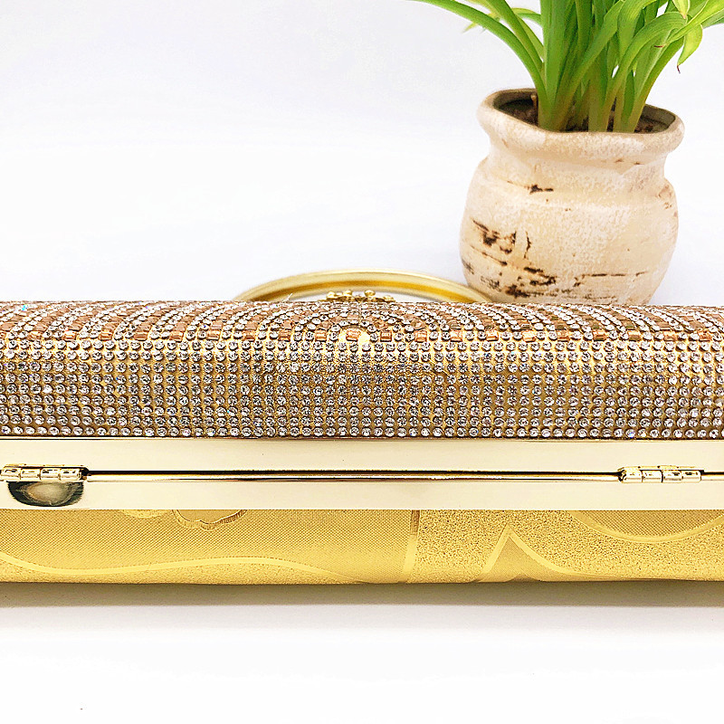 Fine Diamond Tunnel Fashion Evening Bag Dinner Bag Bridal Bag Banquet Ladies Bag Dress Garment Bag