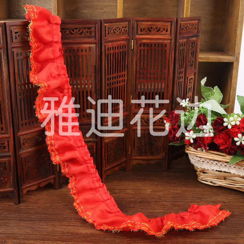 High - quality polyester lace fashion matching diy accessories garment decoration wrinkle lace High - quality polyester lace fashion matching diy accessories garment decoration wrinkle lace