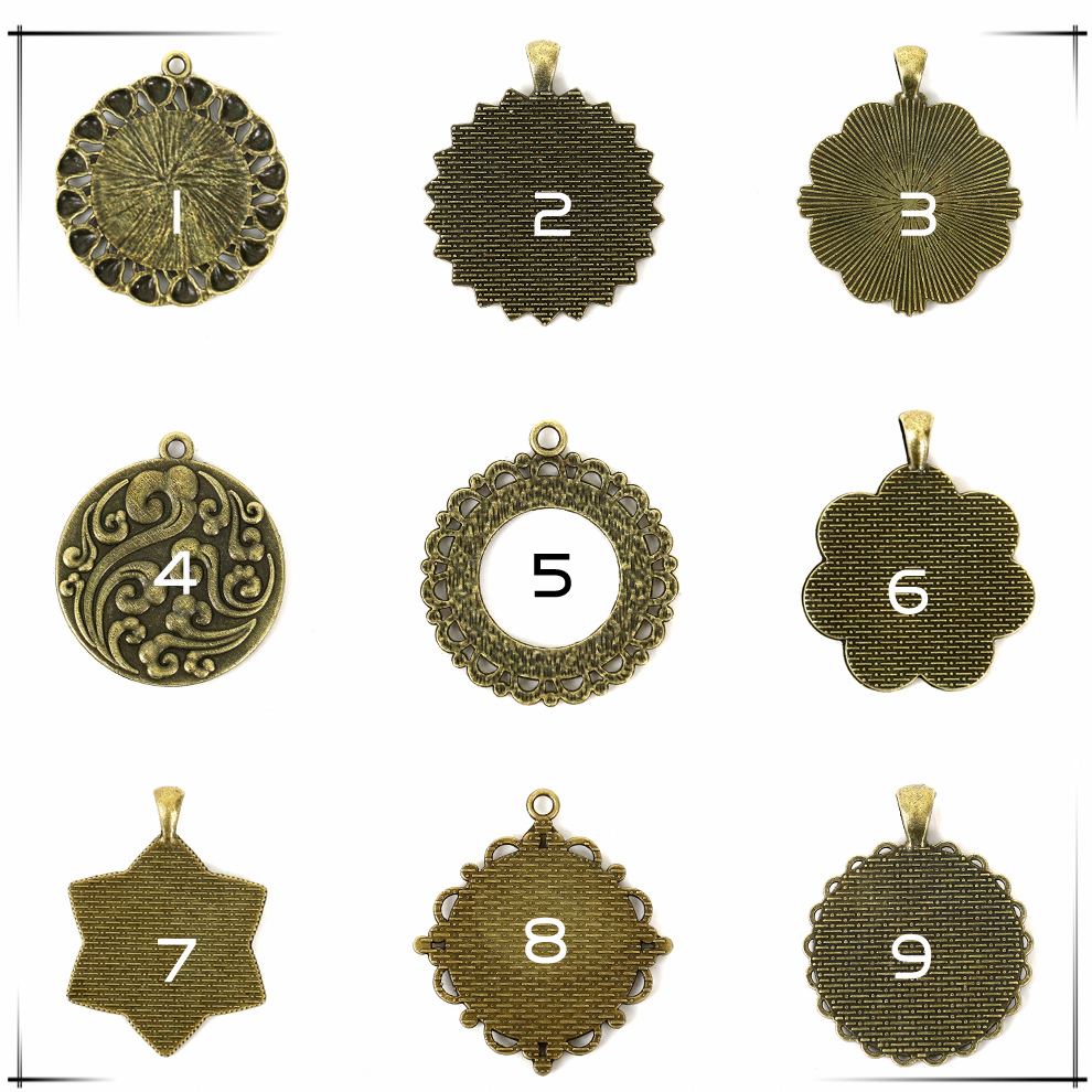 DIY Creative Garment Accessories Accessories Punk Alloy Brooch Base Support Base Badge Retro Pin Lolita Decoration