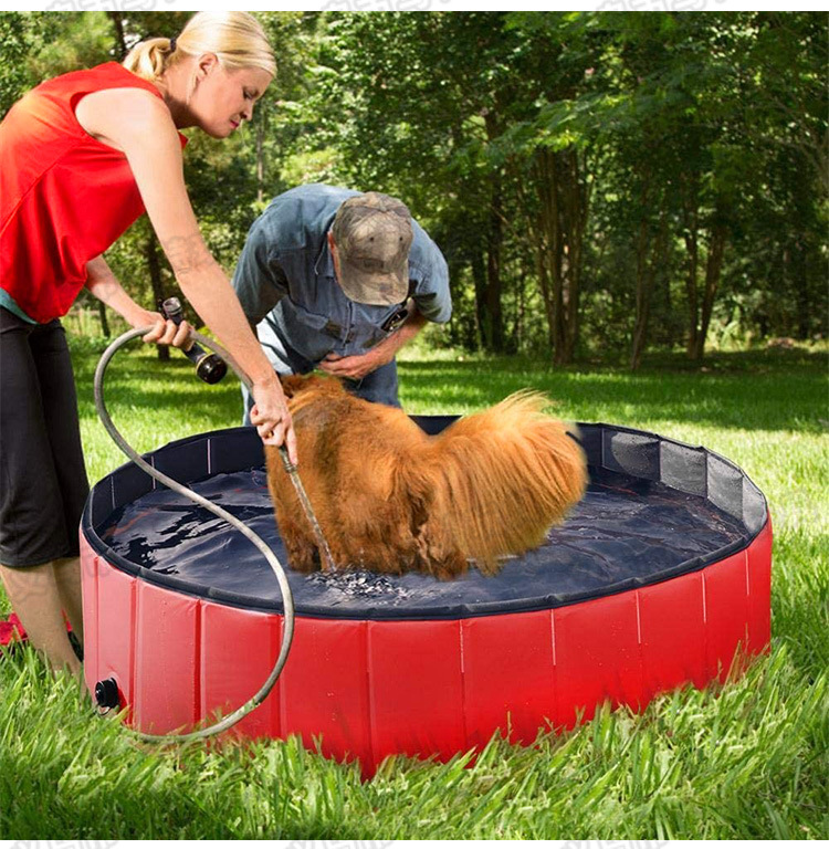 Dog Pool Foldable Dog Care Bath Tub Outdoor Water Cleaning Pet Pool Dog Pool Foldable Dog Care Bath Tub Outdoor Water Cleaning Pet Pool