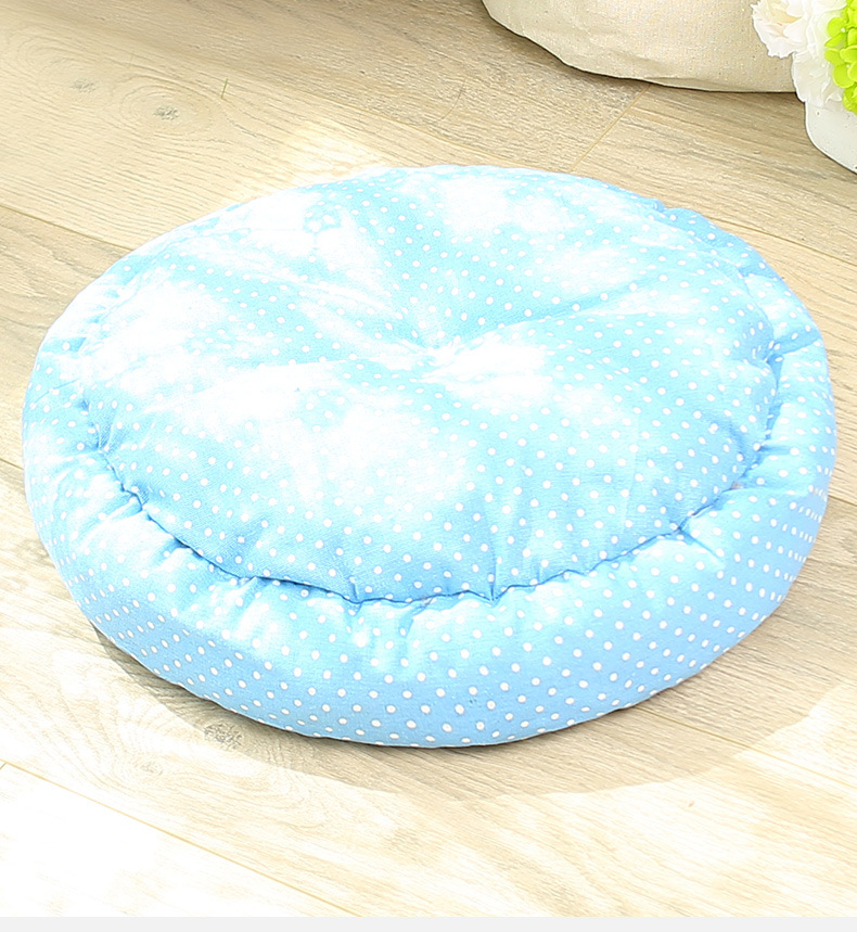 Summer Pet Supplies Breathable Cathouse Doghouse Ice Silk Pet Bed round Cotton Pet Nest Amazon AliExpress Factory Wholesale