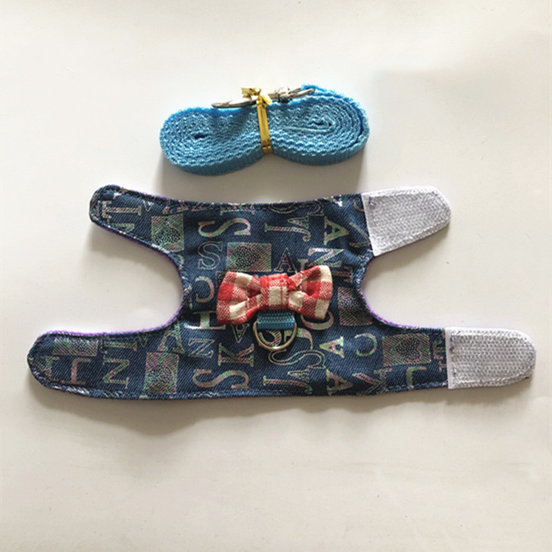 Whole Baby Rabbit Traction Rope Totoro Chest Strap Snow Mink Squirrel Hamster Dutch Pig Pet Rope Slip Mouse Rope