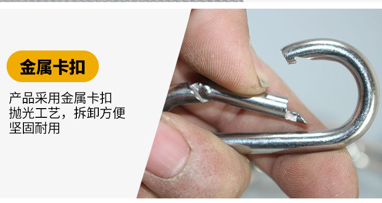 Stainless Steel Metal Dog Chain Pet Hand Holding Rope Dog Training Stainless Steel Chain Pet Chain Processing Customization