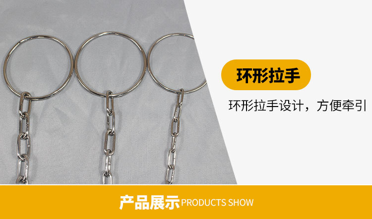 Stainless Steel Metal Dog Chain Pet Hand Holding Rope Dog Training Stainless Steel Chain Pet Chain Processing Customization