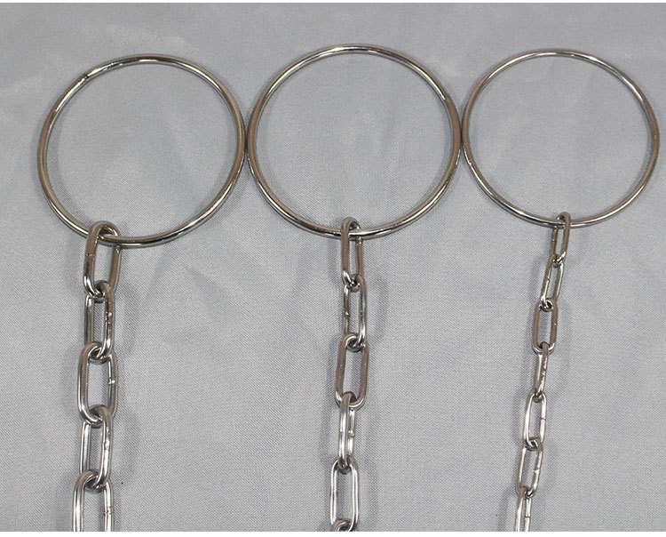 Stainless Steel Metal Dog Chain Pet Hand Holding Rope Dog Training Stainless Steel Chain Pet Chain Processing Customization