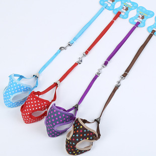 Love is still pet wholesale spot pet rope grid patch cloth with chest and back dog leash manufacturers direct sales Love is still pet wholesale spot pet rope grid patch cloth with chest and back dog leash manufacturers direct sales