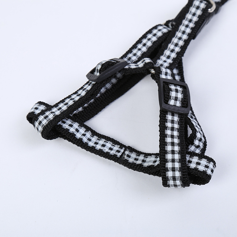 Love is still pet wholesale spot pet rope grid patch cloth with chest and back dog leash manufacturers direct sales Love is still pet wholesale spot pet rope grid patch cloth with chest and back dog leash manufacturers direct sales