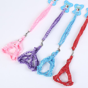 Love is still pet wholesale spot pet rope grid patch cloth with chest and back dog leash manufacturers direct sales Love is still pet wholesale spot pet rope grid patch cloth with chest and back dog leash manufacturers direct sales