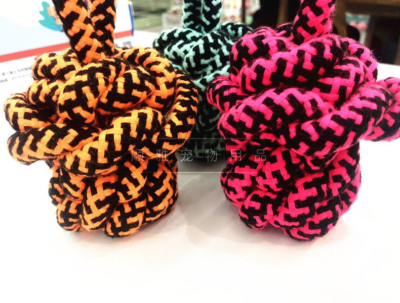 New serpentine PET supplies cotton rope toy PET rope manufacturers directly dress New serpentine PET supplies cotton rope toy PET rope manufacturers directly dress