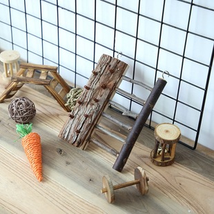 Amazon Hot Sale Popular Pet Toy Hamster Rabbit Guinea Pig Parrot Playing Molar Supplies Combination Set
