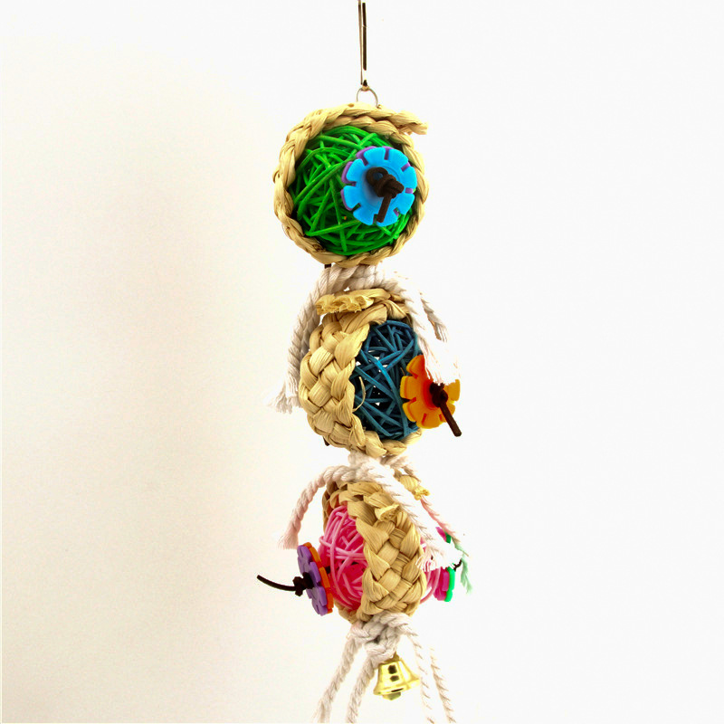 Parrot Supplies Pet Bird Toy Bite Toy Vine Bal Twist String