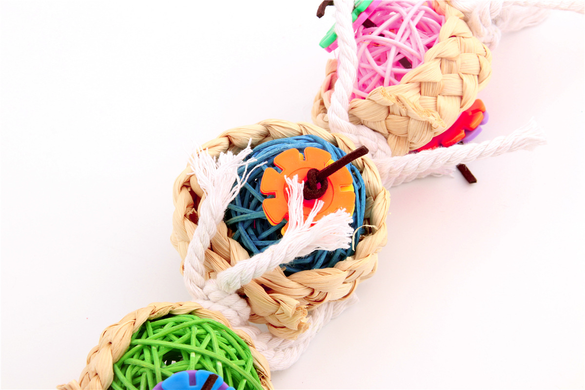 Parrot Supplies Pet Bird Toy Bite Toy Vine Bal Twist String Parrot Supplies Pet Bird Toy Bite Toy Vine Bal Twist String