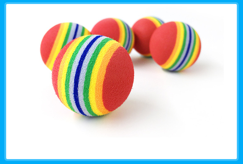 Manufacturers wholesale children's toy Eva bullet ball pet sponge elastic ball
