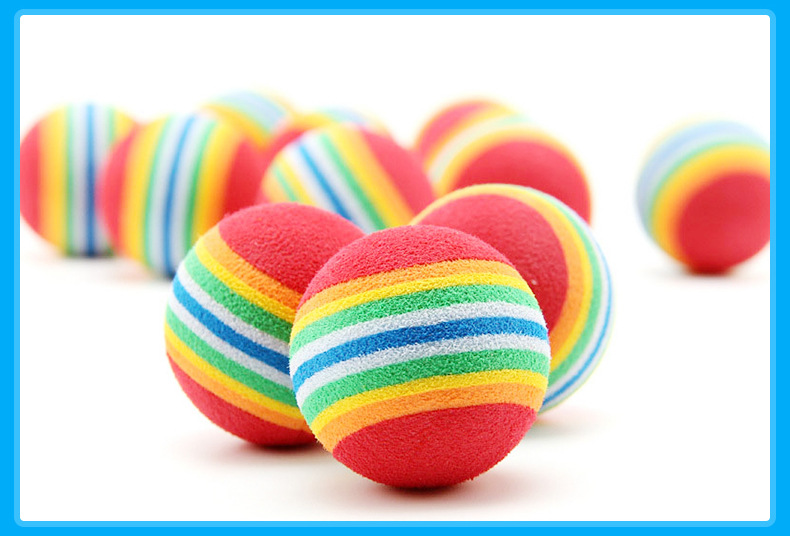 Manufacturers wholesale children's toy Eva bullet ball pet sponge elastic ball