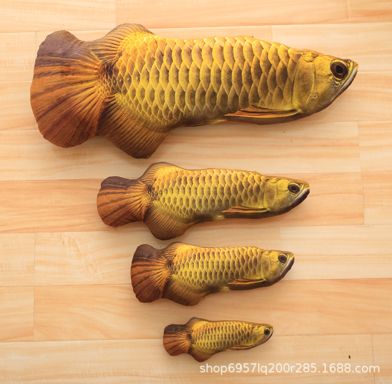 Factory Wholesale Plush Simulated Fish Pet Cat Toy Catnip Cat Teaser Cat Doll Pillow Spot Straight Hair