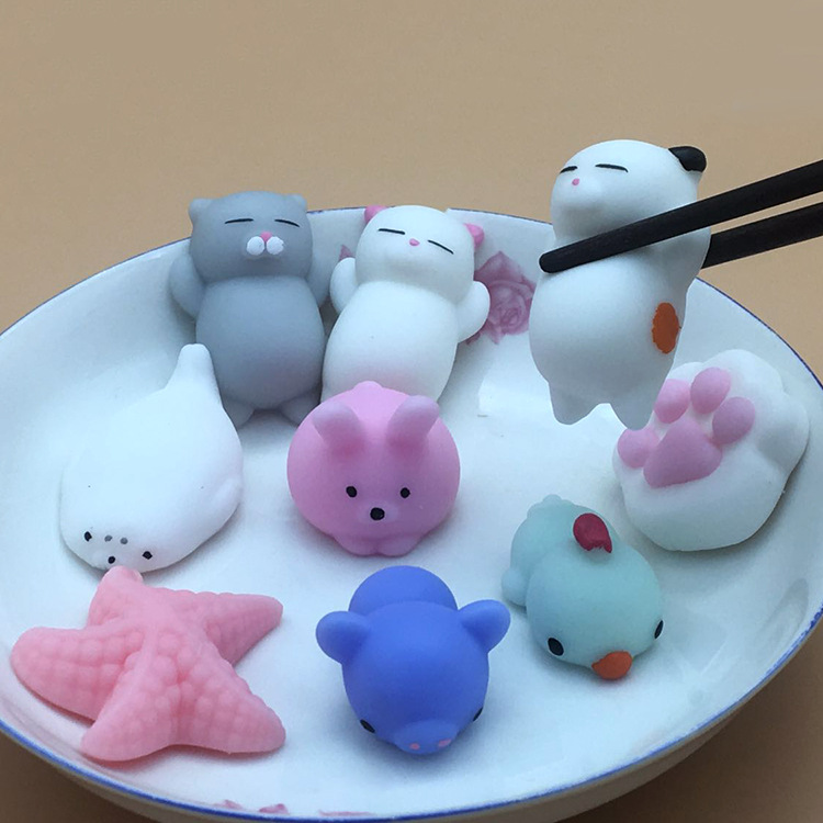 Novelty Hot Sale Creative Toys Small Animal Cute Pet Seal Jun Small Tuanzi Vent Decompression Squeezing Toy