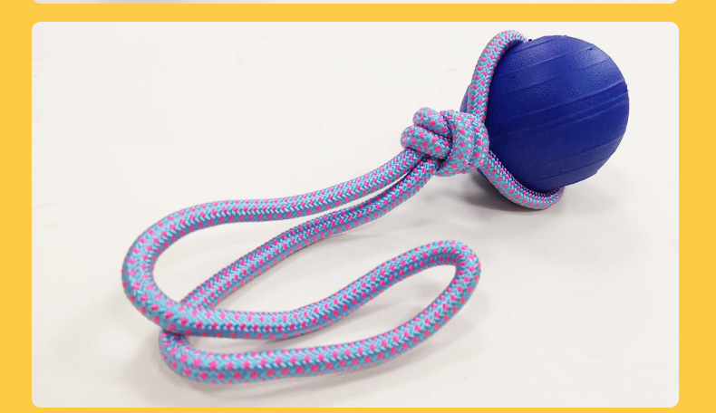 New Bite-Resistant Tooth Protection Pet Toy Floating Training Tension Ball Dog Supplies Eva Throwing Pet Ball
