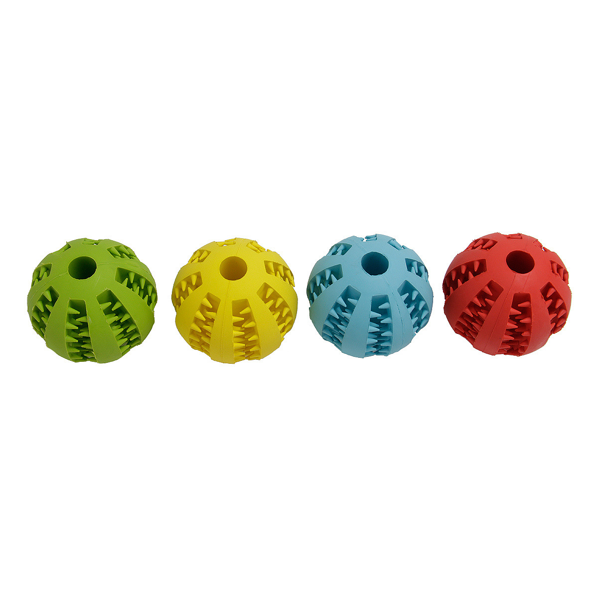 Pet Funny Toy Watermelon Tooth Ball Bite-Resistant Tooth Cleaning Teether Ball Pet Rubber Ball Dog Toy Food Leakage