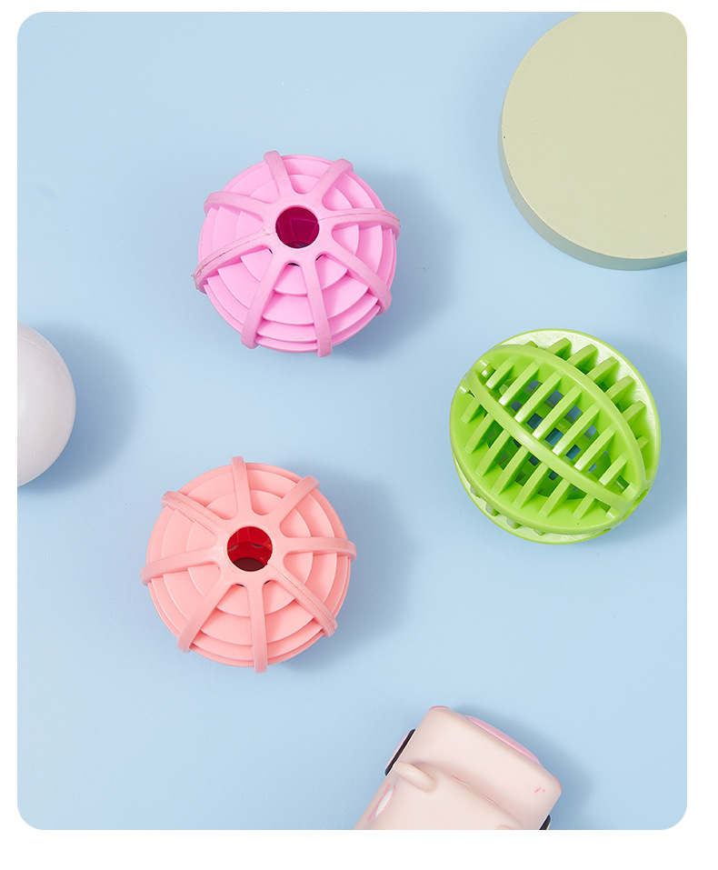 New Dog Toy Pet Bite-Resistant Molar Relieving Stuffy Toy TPR Food Dropping Ball Funny Training Tooth Cleaning Rubber Ball
