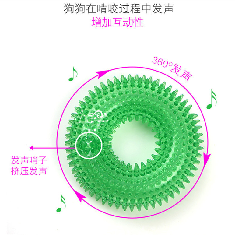 Pet Toy Bite-Resistant Vocalization Toy Ball Large Dog Golden Retriever Barbed TPR Dog Toy Tooth Cleaning Molar Dog Toy Pet Toy Bite-Resistant Vocalization Toy Ball Large Dog Golden Retriever Barbed TPR Dog Toy Tooth Cleaning Molar Dog Toy