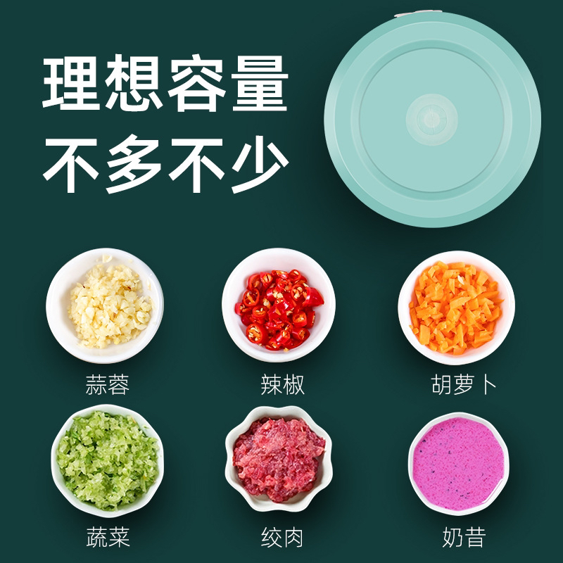 Rechargeable Garlic Minced Gadgets Automatic Garlic Grinder Electric Ginger Minced Garlic Mashed Garlic Press Grate Garlic Garlic Minced