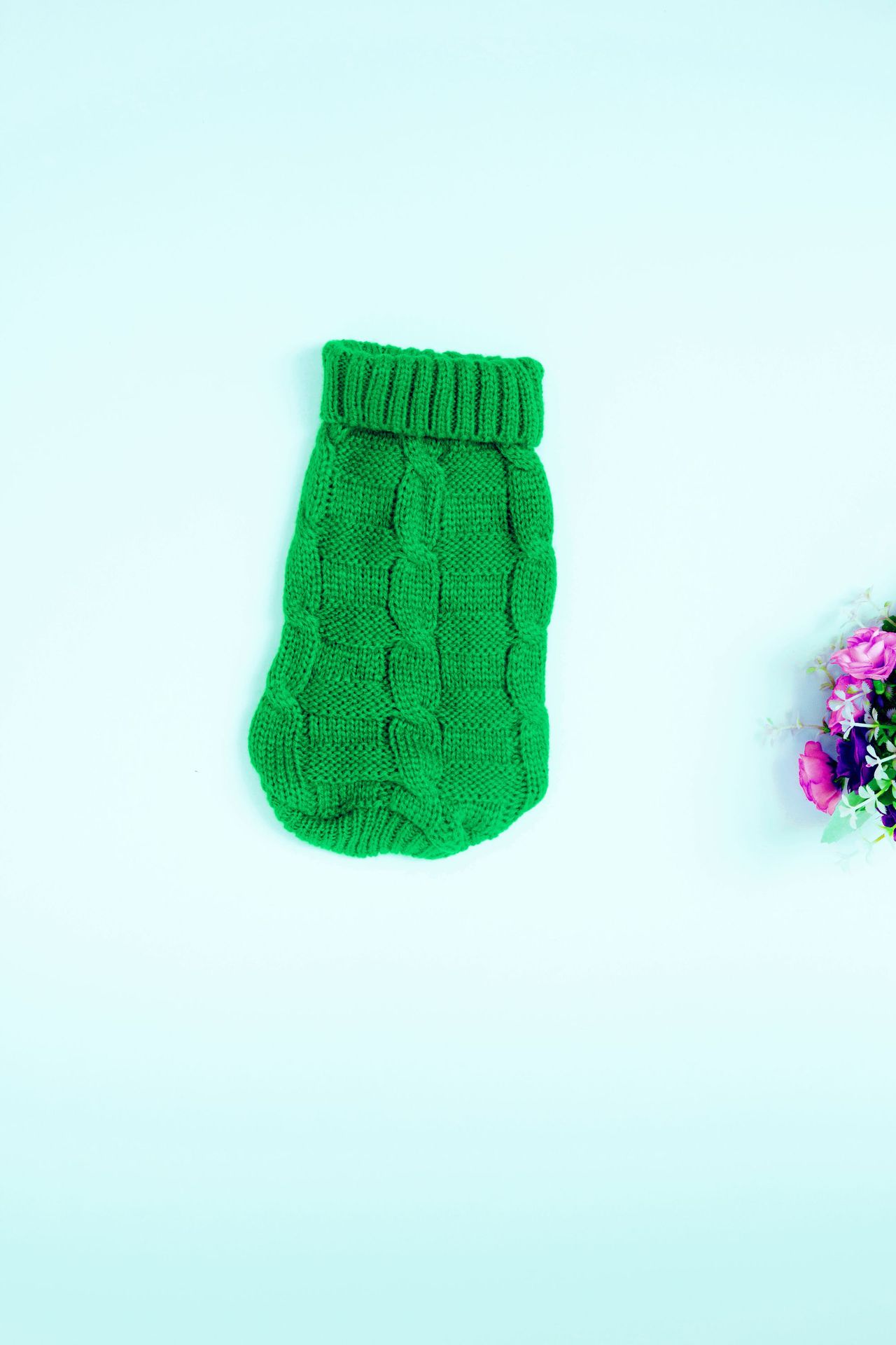 Pet Sweater Wholesale Autumn and Winter Thick Small Size Dog Baby Sweater Puppy Ultra Small Puppy Sweater 10 Colors