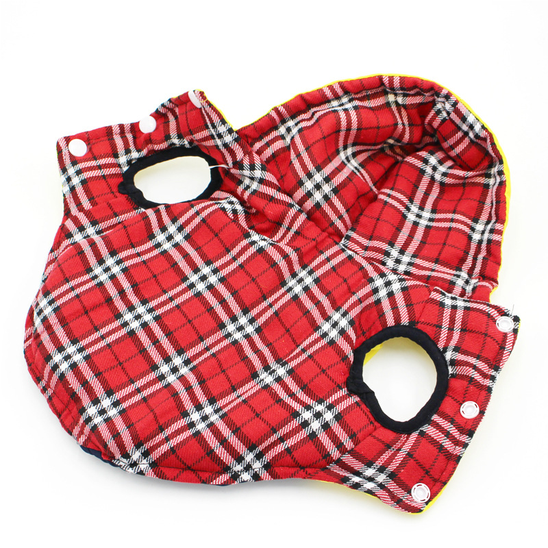 2018 Autumn and Winter Pet Clothes Dog Thickened Vest Vest Cat down Cotton Clothes Dog Cotton Sweater Supplies