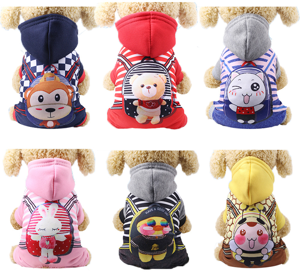 A Variety of Dog Clothes Four-Legged Sweater Button Pet Clothes Pet Supplies Cat Clothes Autumn and Winter New