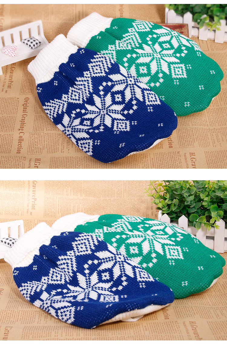 Factory direct sale autumn winter dog clothes Christmas pet knitting sweater cat clothes