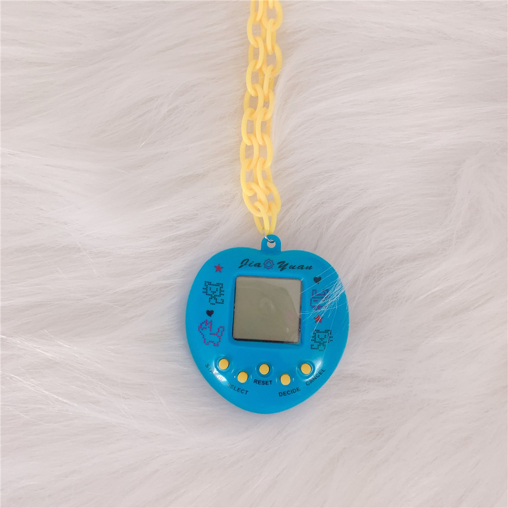 New Childhood Creative Toy Memories Candy Color Electronic Pet Machine Necklace Halter Sweater Chain Trendy Female Accessories