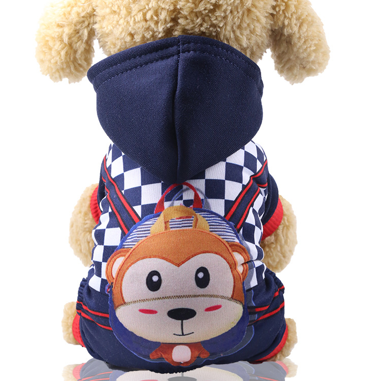 A Variety of Dog Clothes Four-Legged Sweater Button Pet Clothes Pet Supplies Cat Clothes Autumn and Winter New Style