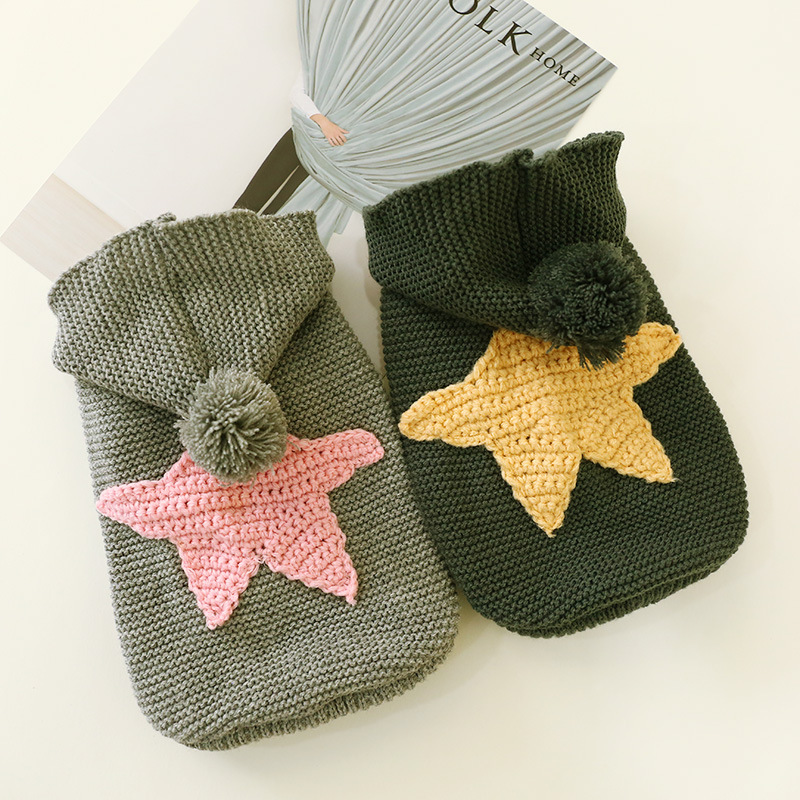Dog Clothes Pet Cat Clothing Clothing Autumn and Winter Sweater Warm Thickened Nordic XINGX