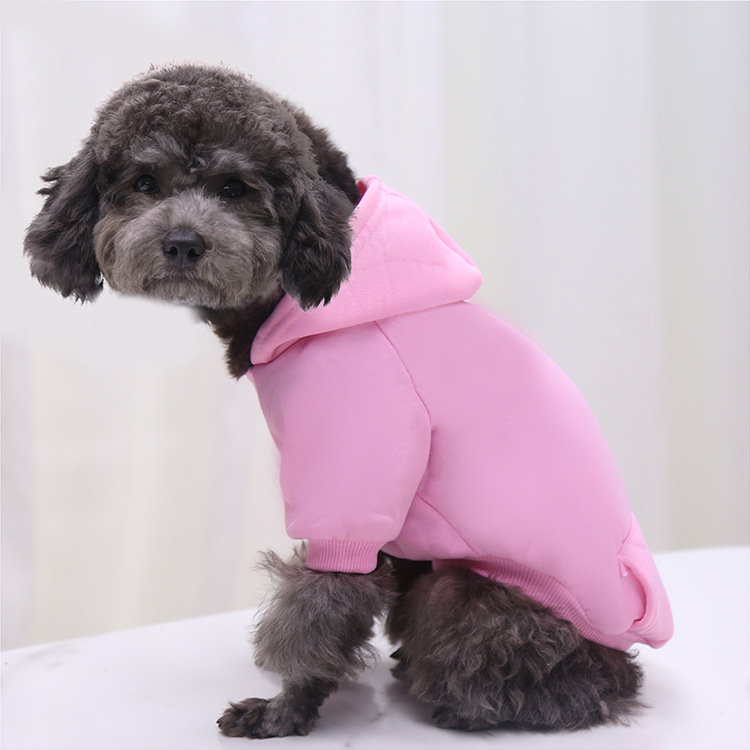 Autumn and Winter Sweater Denim Pocket Two-legged Clothes Sporty Pet Clothes Dog Cat Clothes Pet Supplies