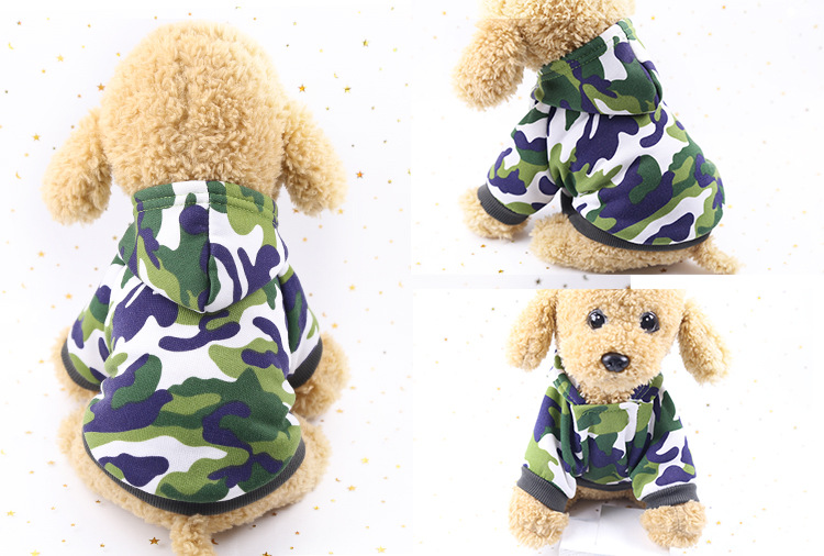 Autumn Winter Sweater Pocket Two-legged Clothes Sporty Pet Clothes Dog Cat Clothes Pet Supplies
