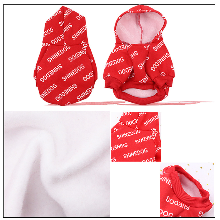 Autumn and Winter Sweater Pocket Two-legged Clothes Sporty Pet Clothes Dog Cat Clothes Pet Supplies