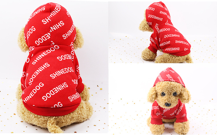 Autumn and Winter Sweater Pocket Two-legged Clothes Sporty Pet Clothes Dog Cat Clothes Pet Supplies