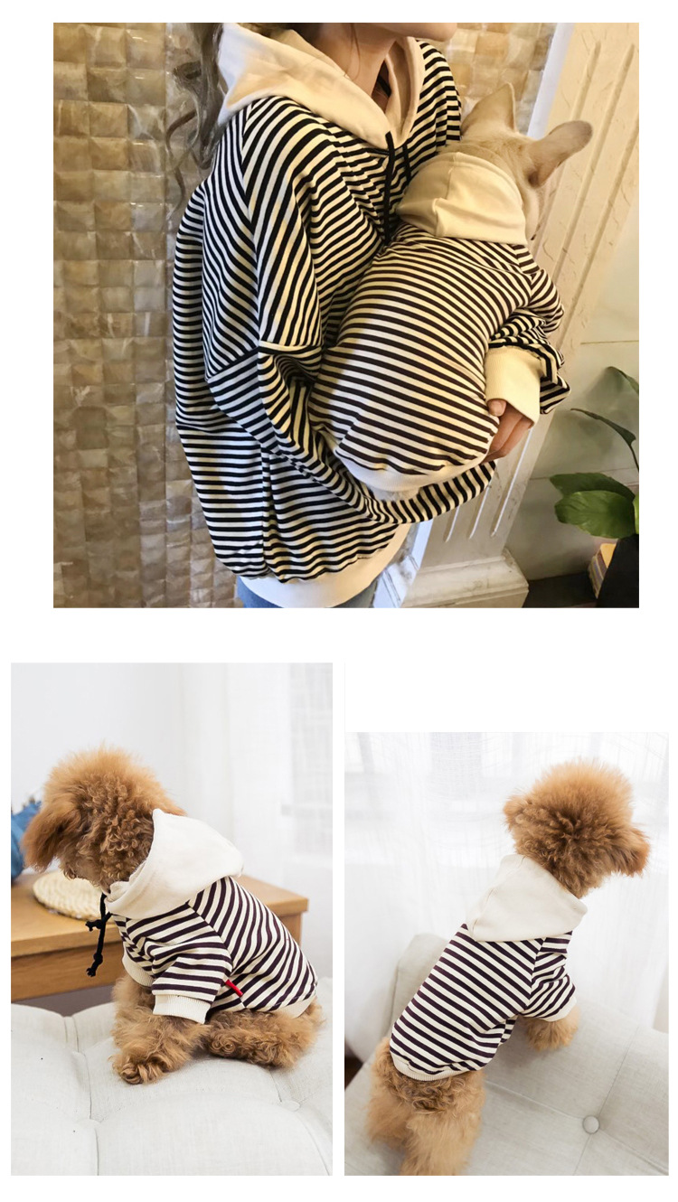 2020 Spring New Dog Terry Sweater Teddy Small Dog Fashion Brand Clothes Adult Pet Casual Parent-Child Clothes