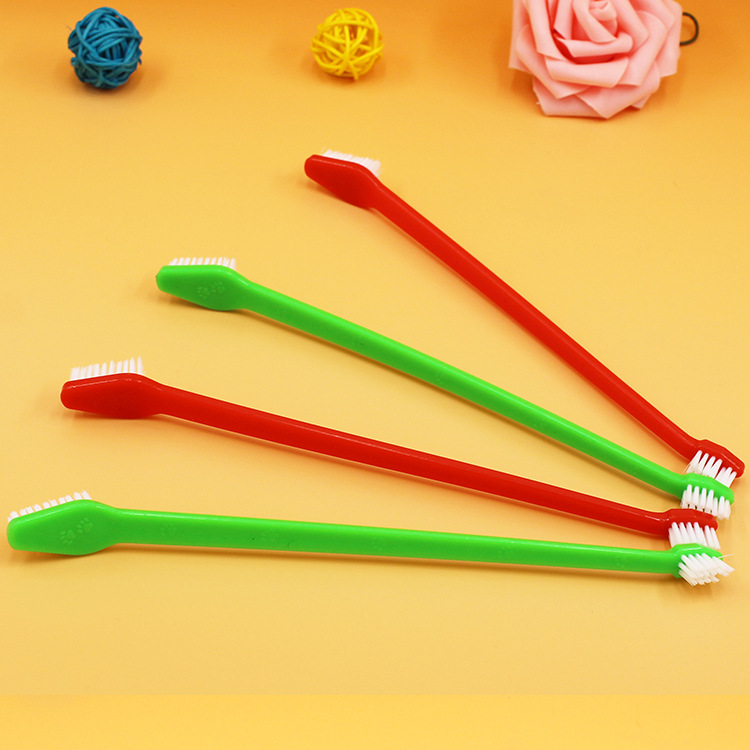 Pet Toothbrush Three-Piece Set Dogs and Cats Double-Headed Brush Finger Stall Brush Pet Cleaning Teeth Grinding Toothbrush Dog Toothbrush Pet Toothbrush Three-Piece Set Dogs and Cats Double-Headed Brush Finger Stall Brush Pet Cleaning Teeth Grinding Toothbrush Dog Toothbrush