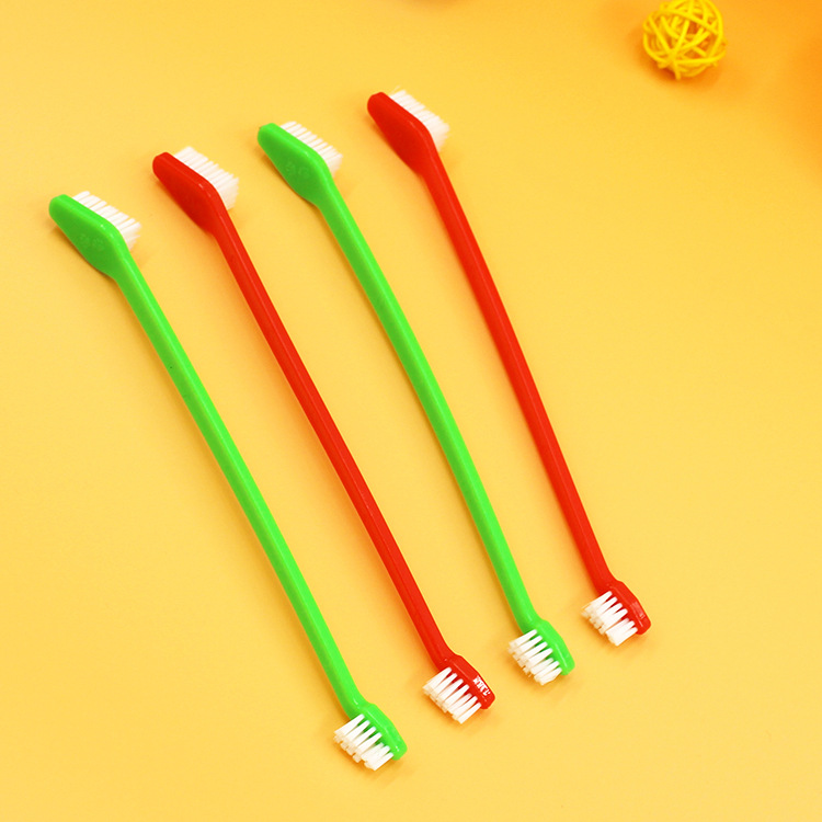 Pet Toothbrush Three-Piece Set Dogs and Cats Double-Headed Brush Finger Stall Brush Pet Cleaning Teeth Grinding Toothbrush Dog Toothbrush Pet Toothbrush Three-Piece Set Dogs and Cats Double-Headed Brush Finger Stall Brush Pet Cleaning Teeth Grinding Toothbrush Dog Toothbrush