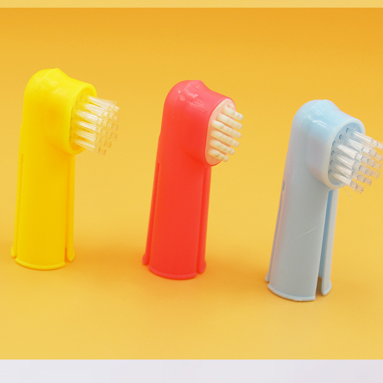 Pet Toothbrush Three-Piece Set Dogs and Cats Double-Headed Brush Finger Stall Brush Pet Cleaning Teeth Grinding Toothbrush Dog Toothbrush Pet Toothbrush Three-Piece Set Dogs and Cats Double-Headed Brush Finger Stall Brush Pet Cleaning Teeth Grinding Toothbrush Dog Toothbrush
