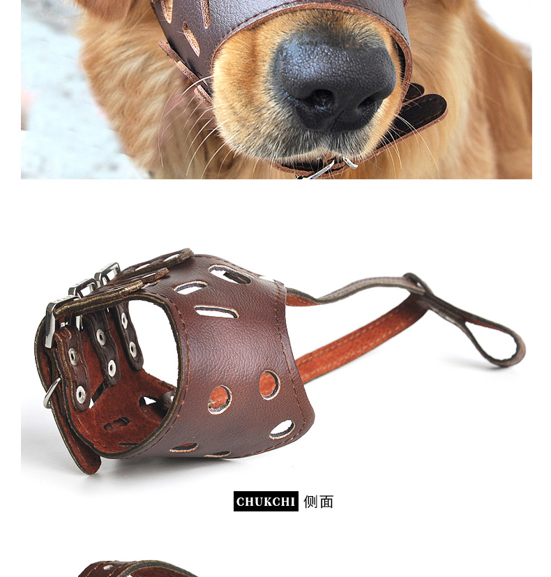 Dog Mouth Cover Dog Muzzles Anti-Biting/Anti-Barking Eating Indiscriminately Medium Large Dog Dog Mask Golden Retriever Bark Stopper Pet Muzzle