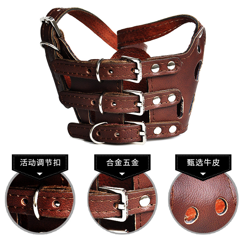 Dog Mouth Cover Dog Muzzles Anti-Biting/Anti-Barking Eating Indiscriminately Medium Large Dog Dog Mask Golden Retriever Bark Stopper Pet Muzzle