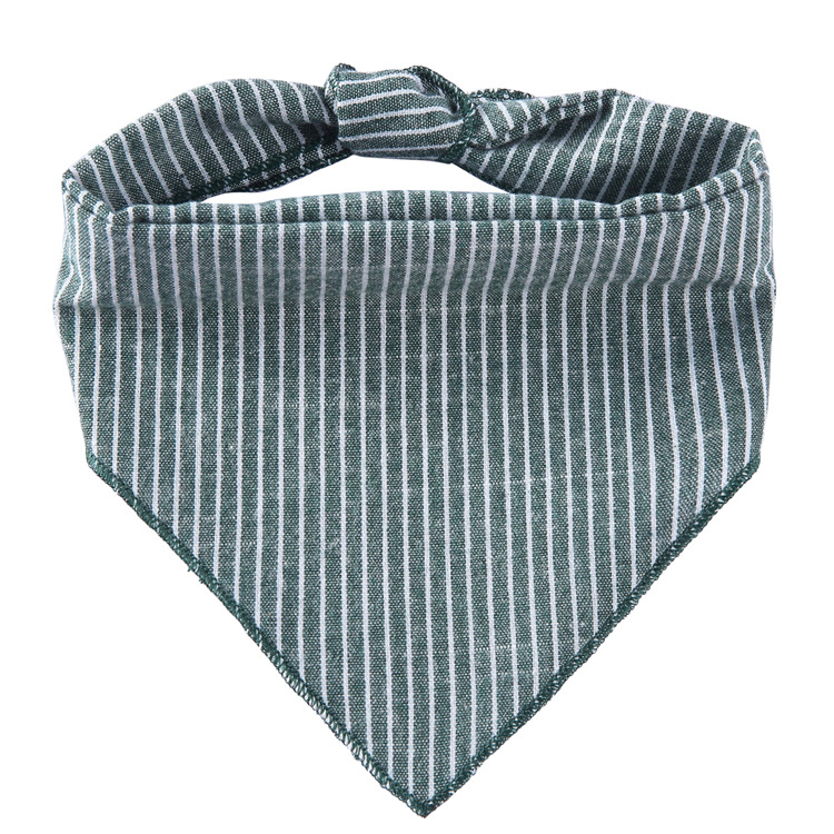 Pet Printed Triangle Scarf Plaid Striped Revival Christmas Dog Birthday Bib Large Dog Triangle Scarf Scarf