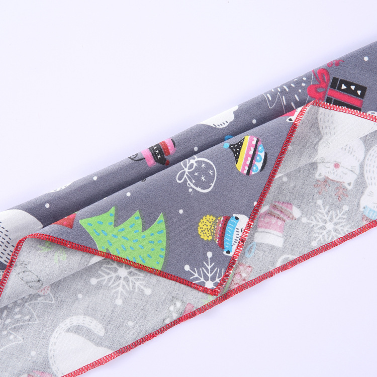 Pet Printed Triangle Scarf Plaid Striped Revival Christmas Dog Birthday Bib Large Dog Triangle Scarf Scarf